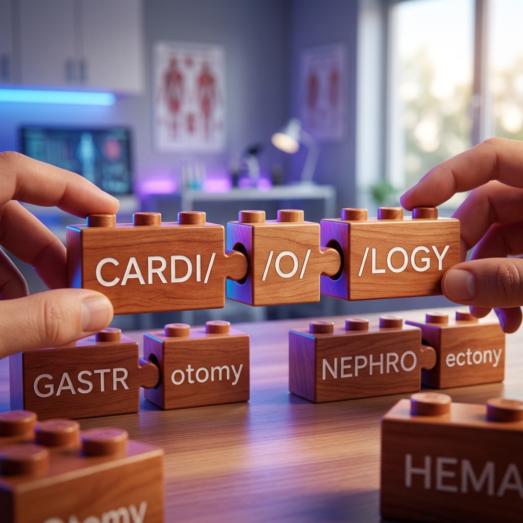 Breaking Down the Big Words: A Master Guide to Medical Roots, Prefixes, and Suffixes